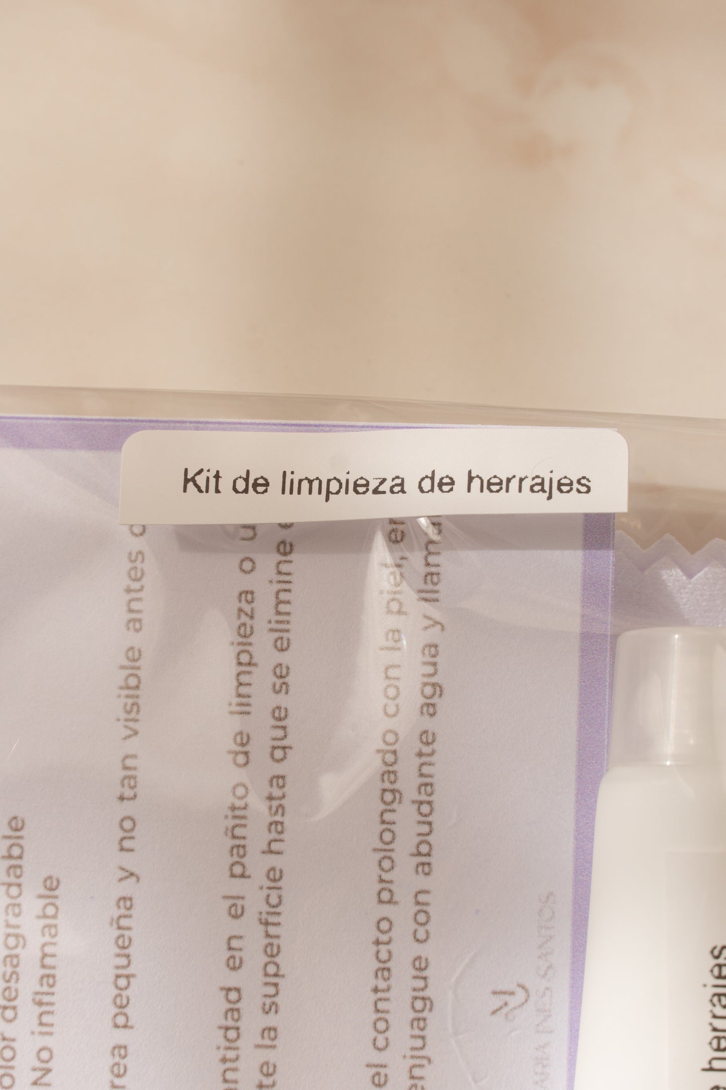 Kit de limpieza de herrajes